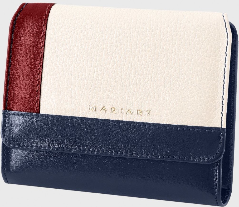 Imagem principal Carteira Couro Mariart 551MRT Navy azul marinho/off-white/vermelho navy Mariart azul marinho/off-white/vermelho navy
