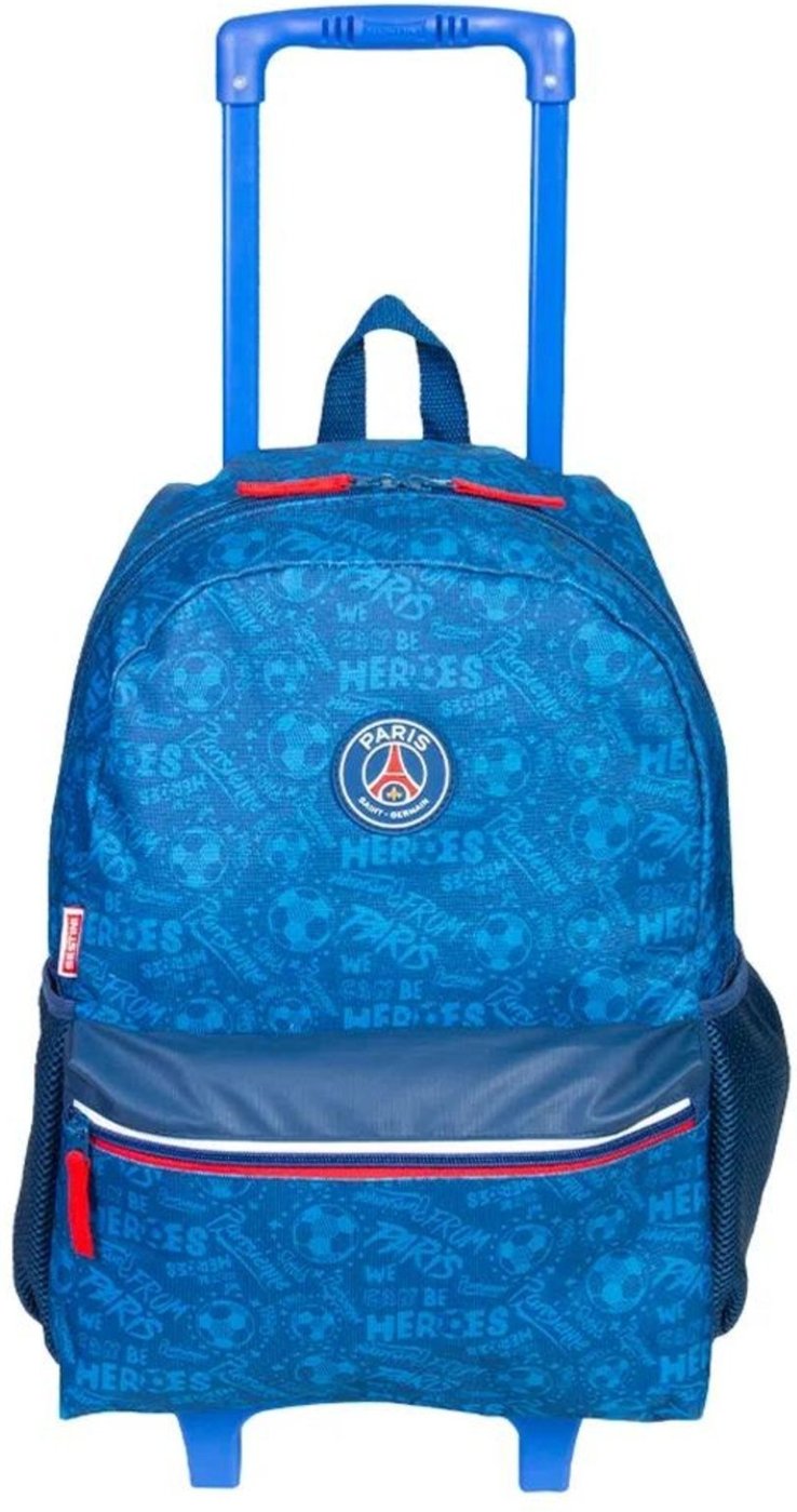 Infantil - Mochila Sestini Com Rodinhas Grande PSG M Plus Colorido
