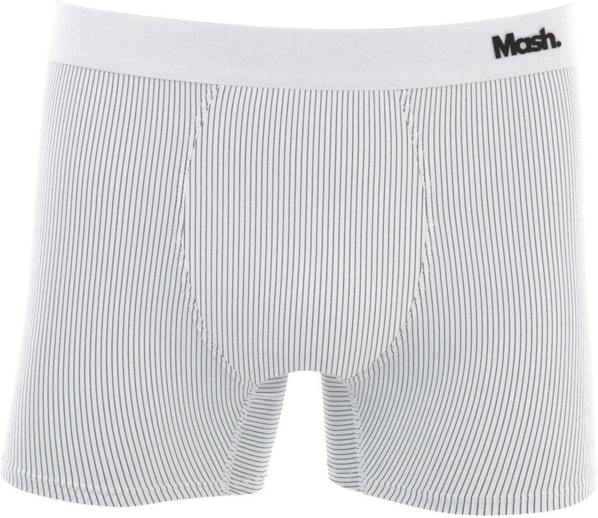 Imagem principal Cueca Boxer Risca de Giz Mash Masculina Microfibra Elástico preto MASH preto