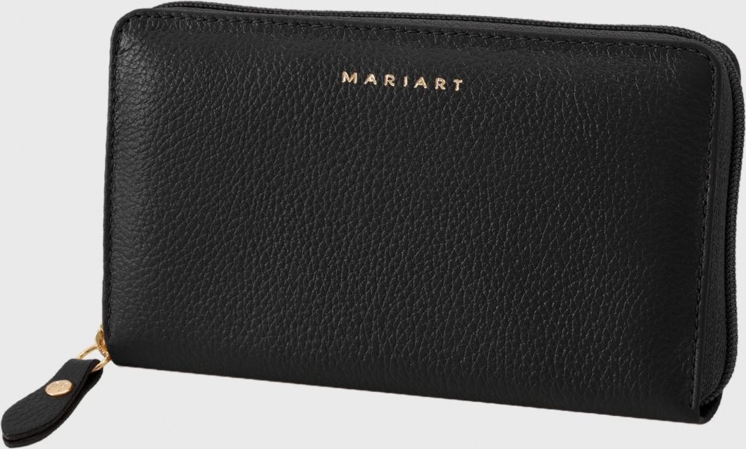 Imagem principal Carteira Couro Mariart Zíper 604N Preta preto Mariart preto
