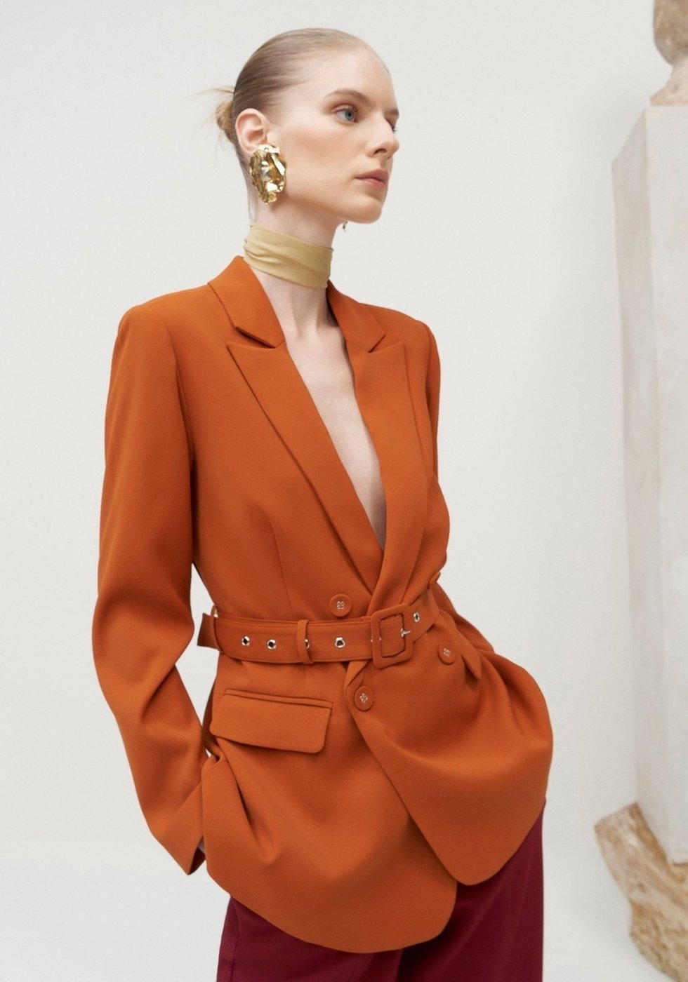 Blazer Alfaiataria com Cinto