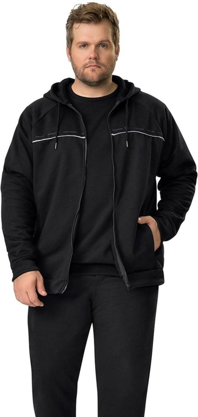 Jaqueta Masculina Plus Size Com Capuz Diametro