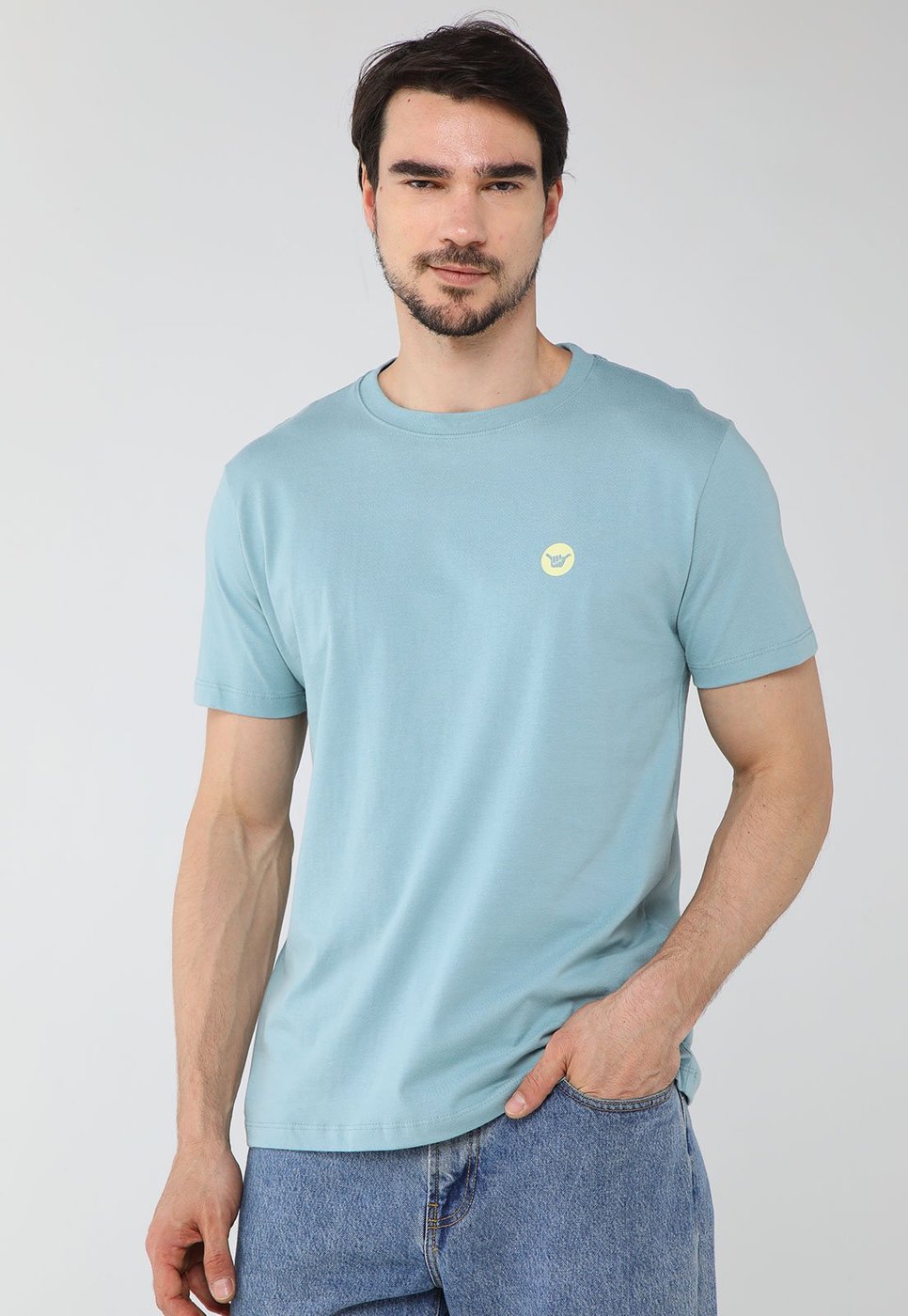 Imagem principal Camiseta Masculina Hang Loose Silk Round Claro azul Hang Loose azul