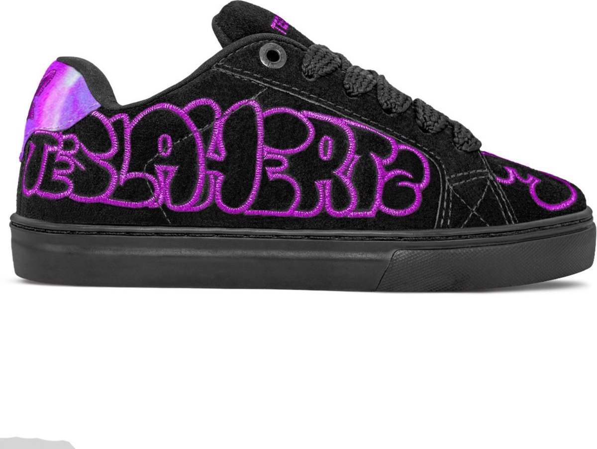 Tênis Tesla Unissex Camurça Hertz Black Art Purple Preto
