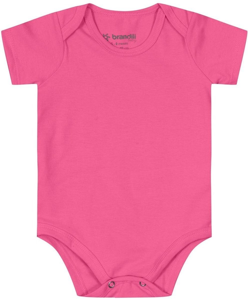 Imagem principal Infantil - Body unissex em cotton Brandili rosa Brandili rosa