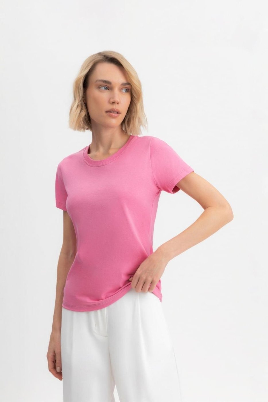 Blusa Feminina Em Malha Essendi Claro