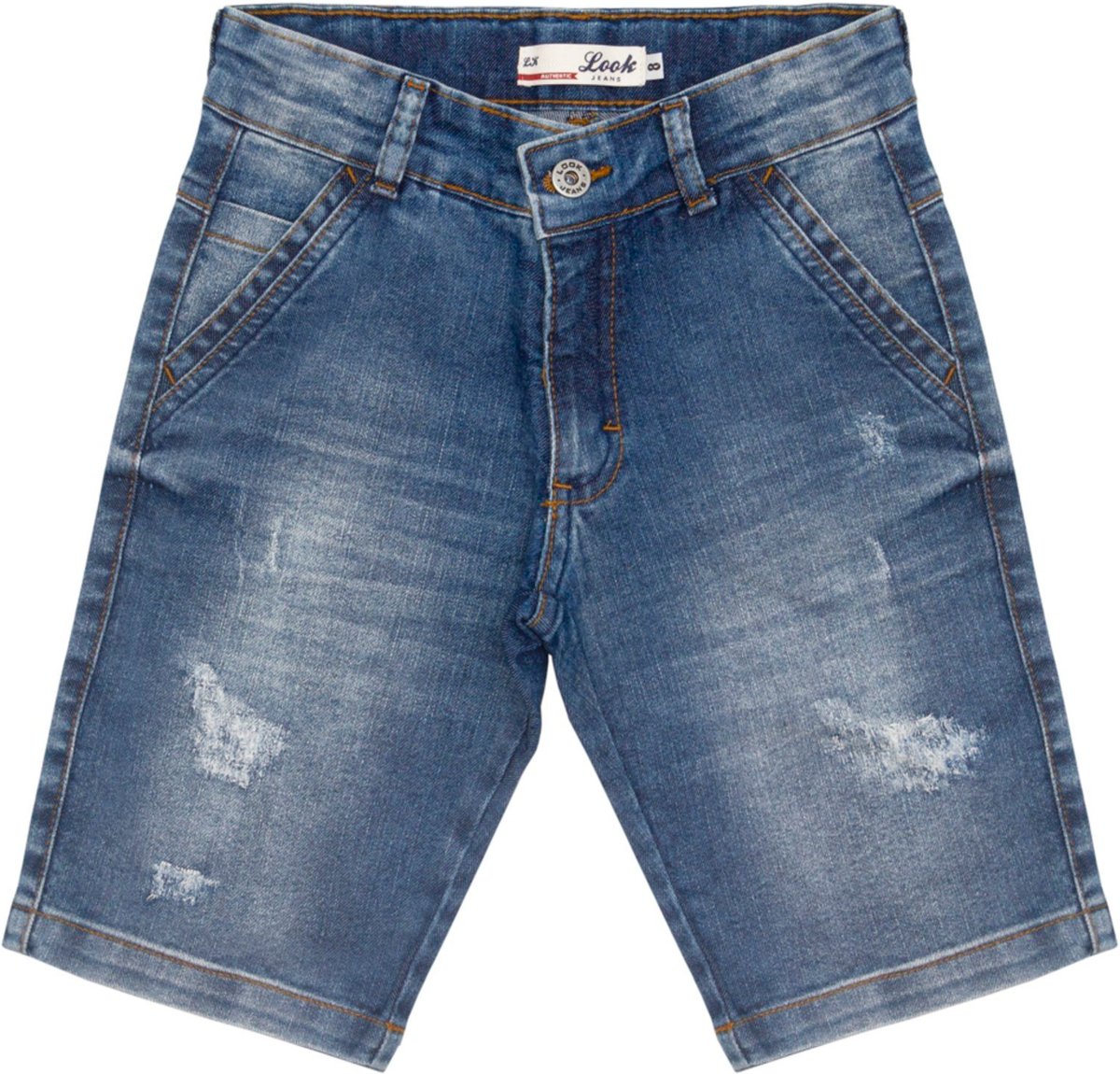 Imagem principal Infantil - Bermuda Juvenil Look Jeans Skinny Jeans azul Look Jeans azul