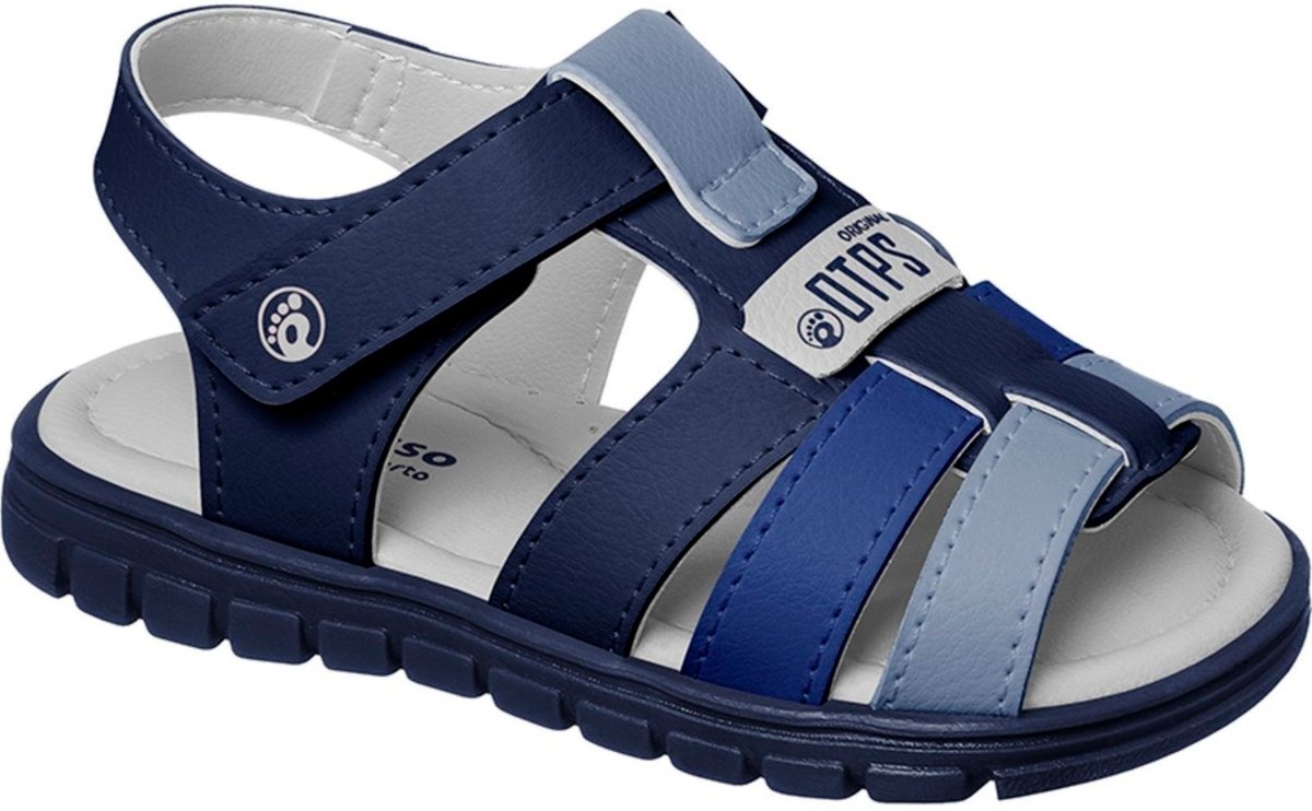 Imagem principal Infantil - Sandália Ortopasso OTPS Anatômica Menino Escolar azul marinho Ortopasso azul marinho