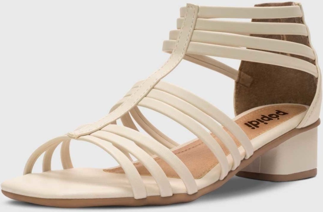 Infantil - Sandália Gladiadora Menina Moda Salto Grosso