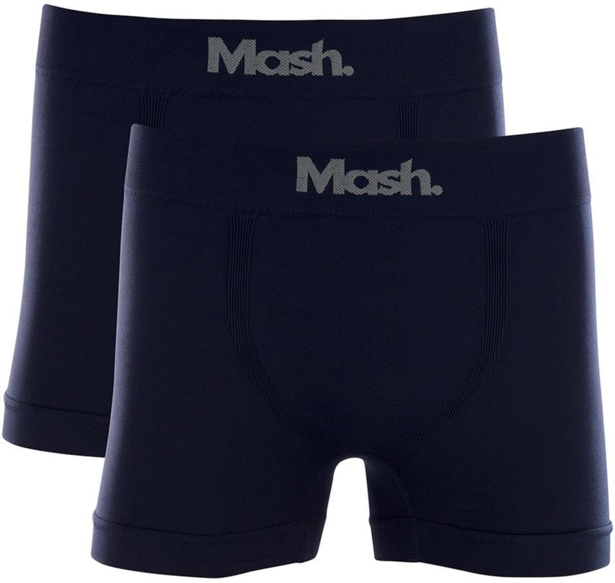 Imagem principal Kit 2 Peças Cueca Mash Boxer Sem Costura Microfibra azul MASH azul
