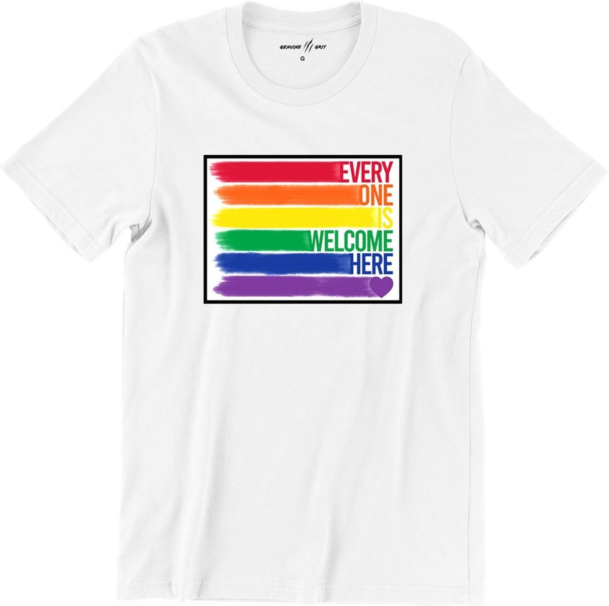 Camiseta Tshirt Unissex LGBT Todos São Bem Vindos Aqui