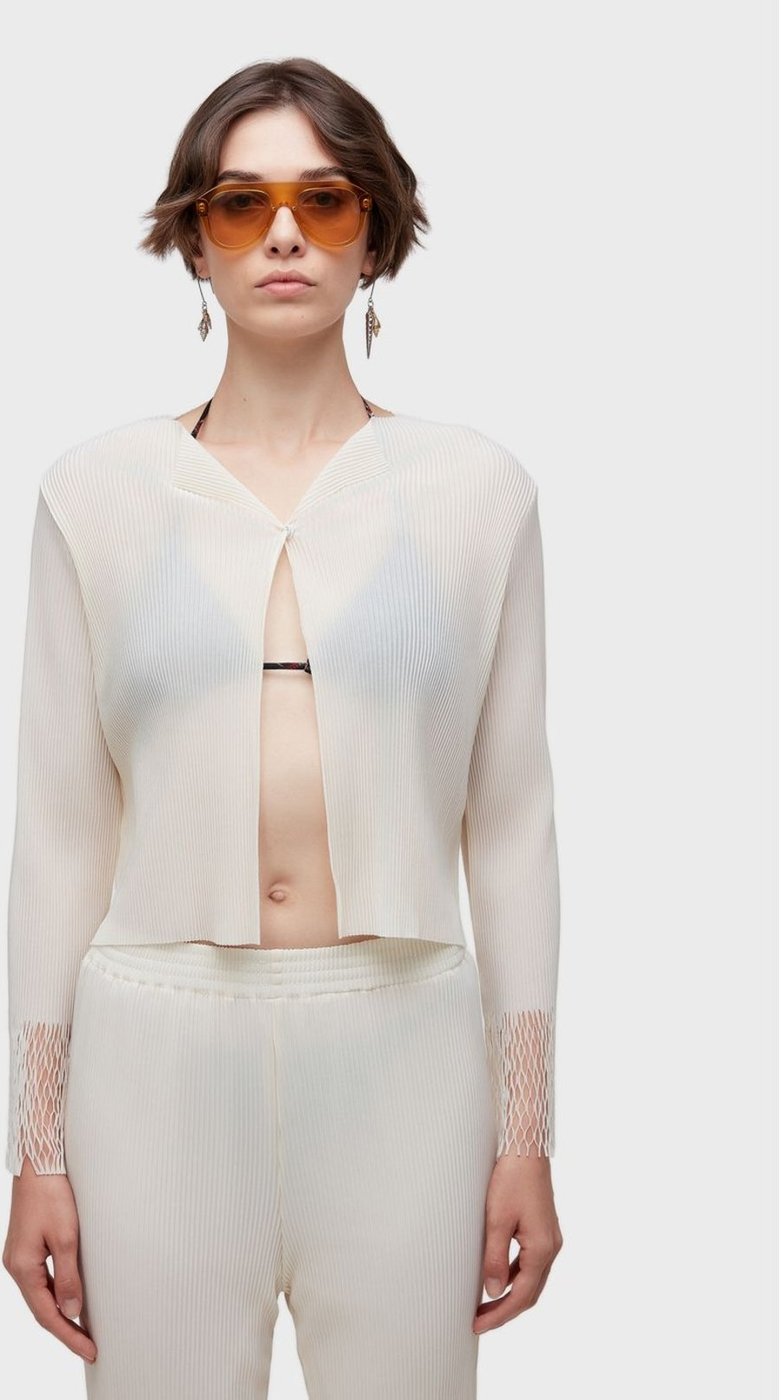 Imagem principal Cardigan plisse Osklen off-white Osklen off-white
