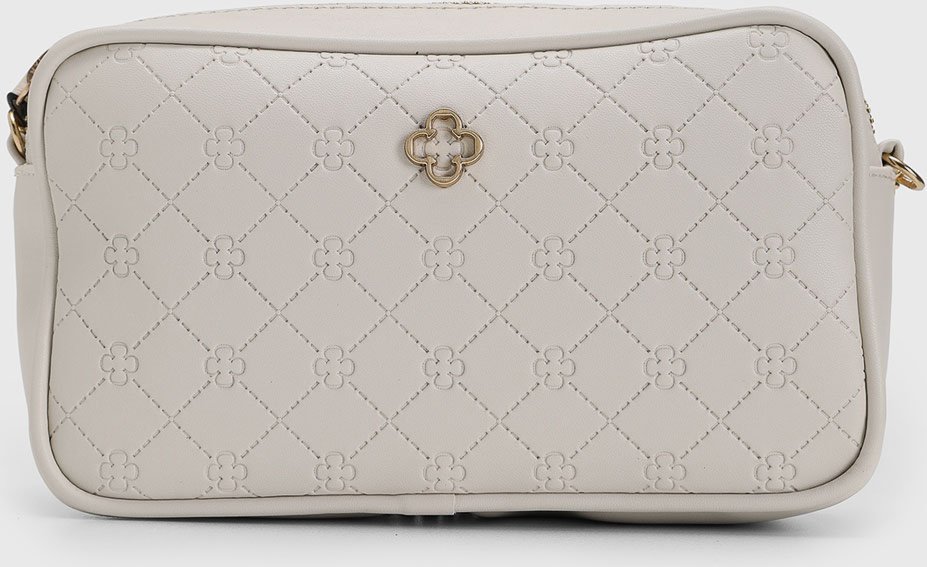 Bolsa Feminina Capodarte Matelassada Off-White