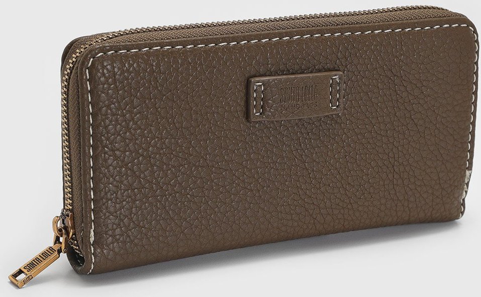 Imagem principal Carteira Feminina Santa Lolla Zíper marrom Santa Lolla marrom