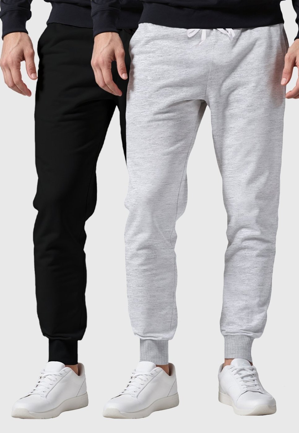 Kit 2 Calças Masculinas Moletom Lisas Benellys Básicas e Claro