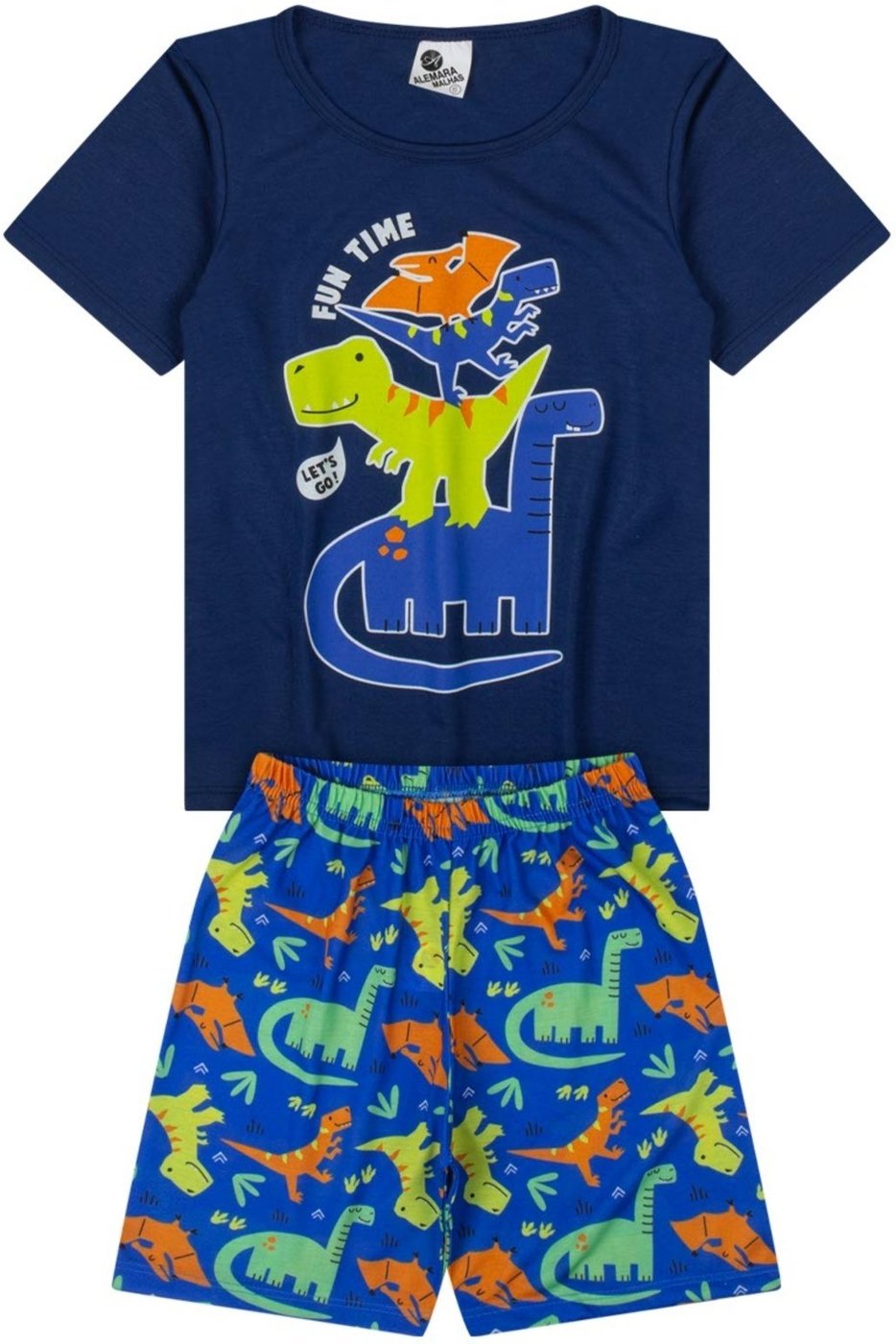 Imagem principal Pijama Menino Curto Dinos Marinho Alemara azul marinho Alemara azul marinho