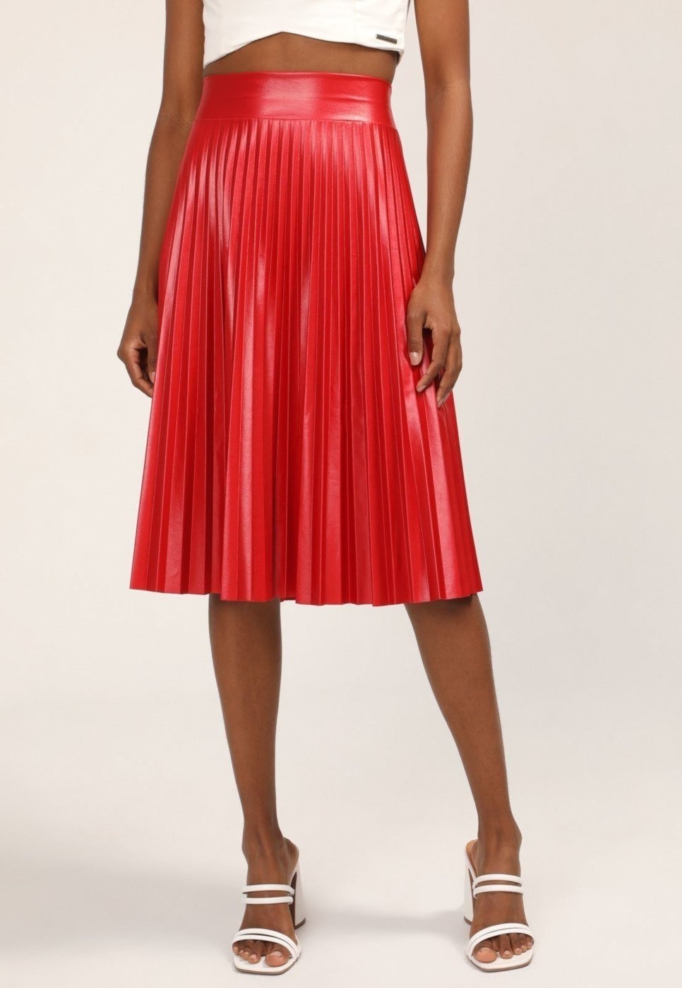 Saia Plissada D Bell Outlet Fashion Canelada