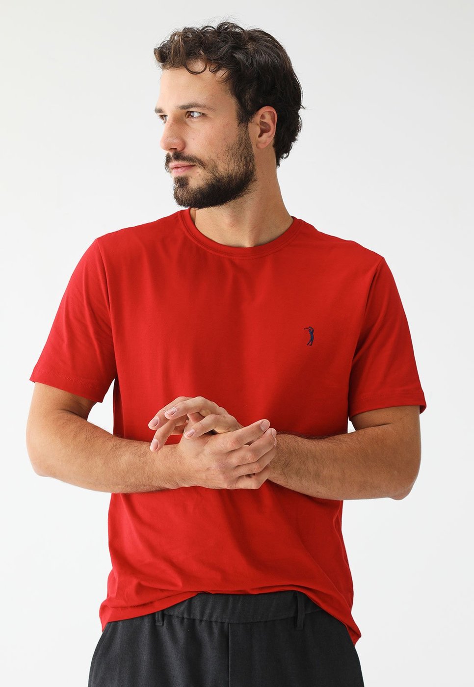 Camiseta Aleatory Reta Mini Icon Vermelha
