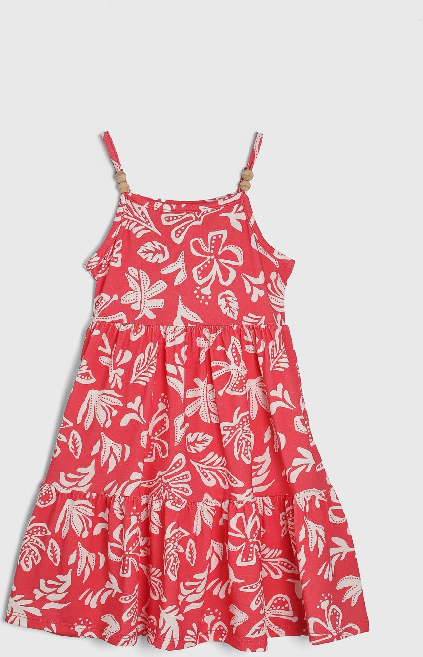 Infantil - Vestido Brandili Estampa Floral Alças Finas