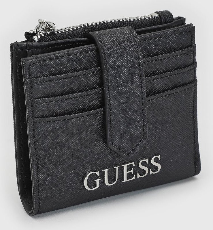 Carteira Feminina Guess Texturizada Preta