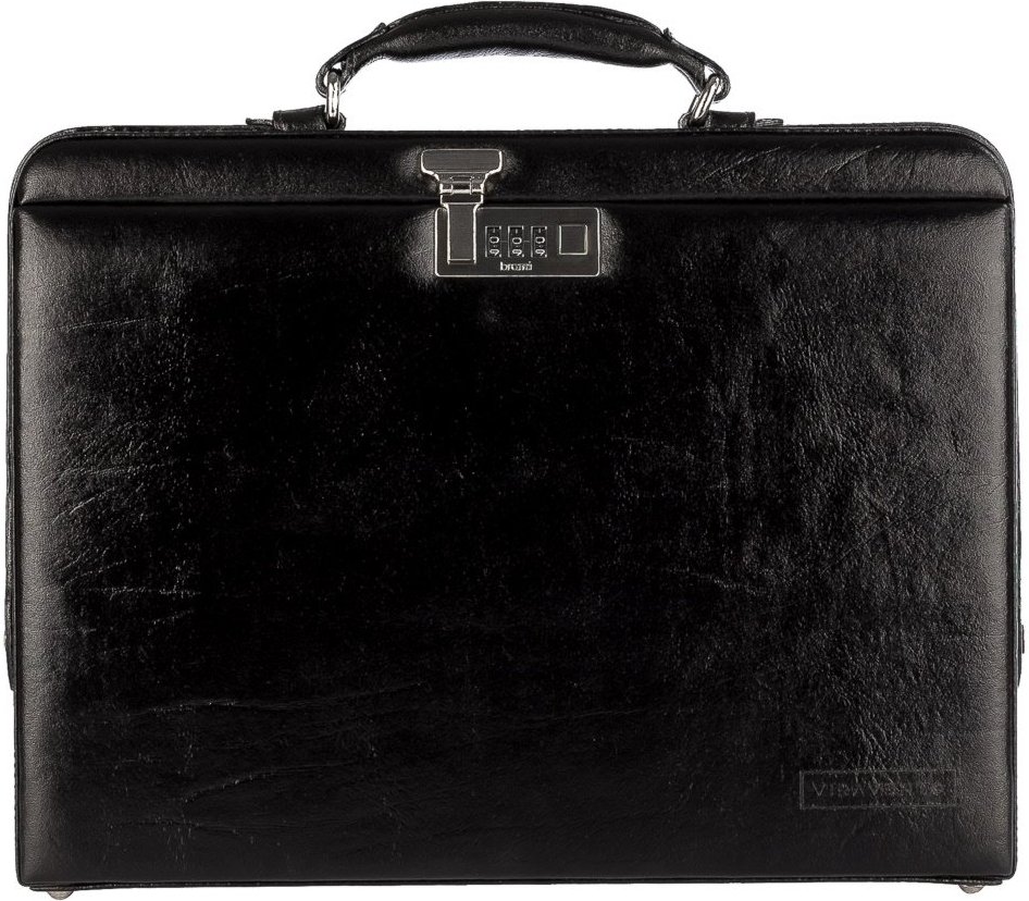 Imagem principal Maleta em couro com segredo Block - Preta Vira Vento café Vira Vento café