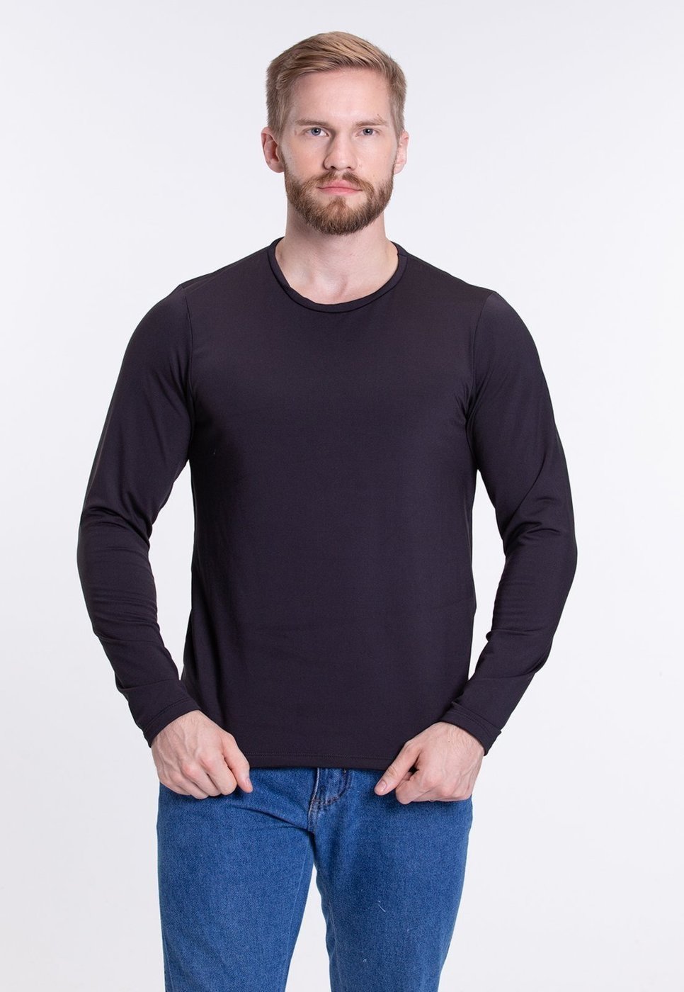 Imagem principal Infantil - Camiseta Adulto Térmico Masculina UV50+ Preta VIDA COSTEIRA preto VIDA COSTEIRA preto