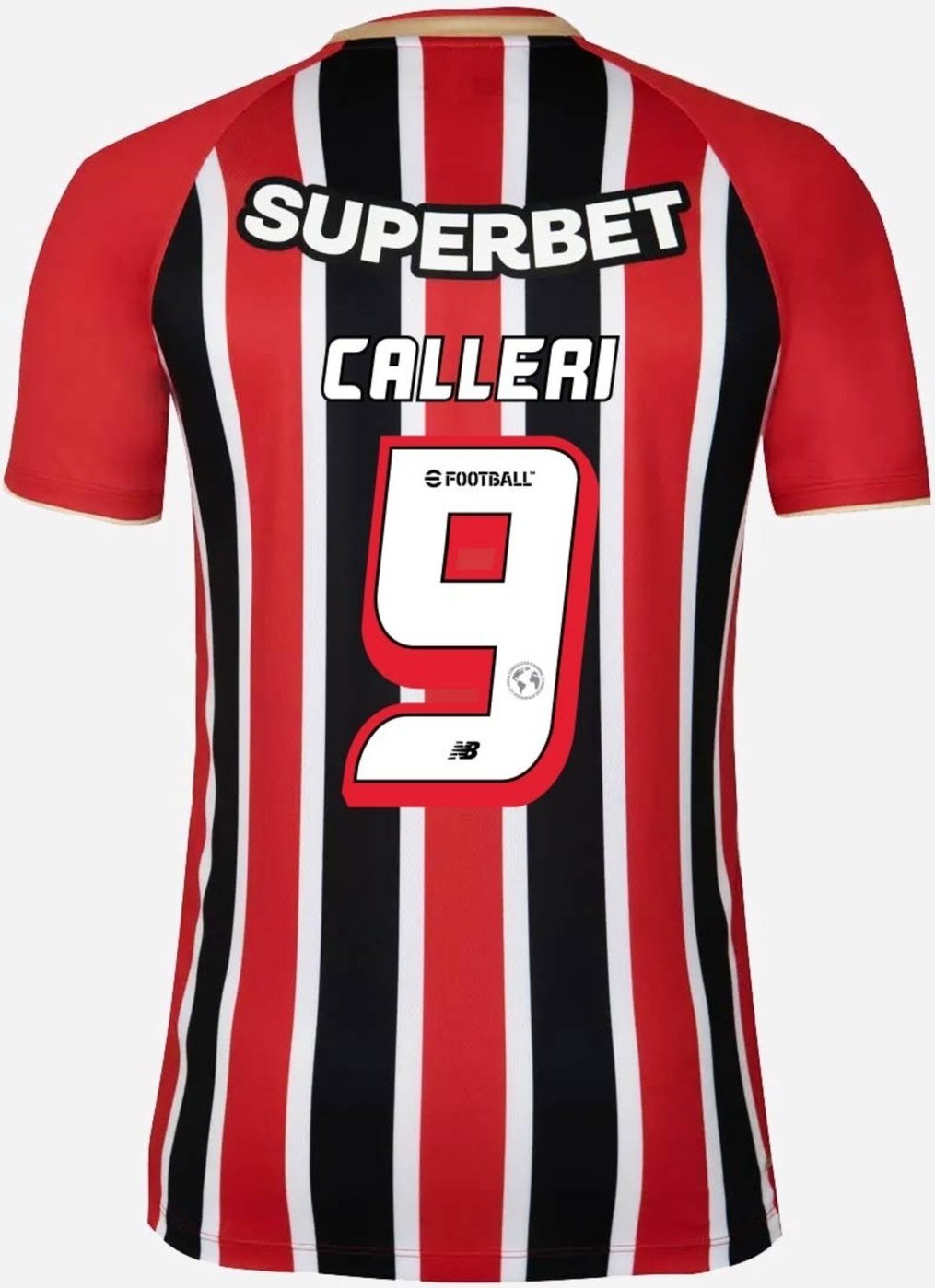 Imagem principal Camisa New Balance São Paulo II 2025 9 Calleri branco New Balance branco