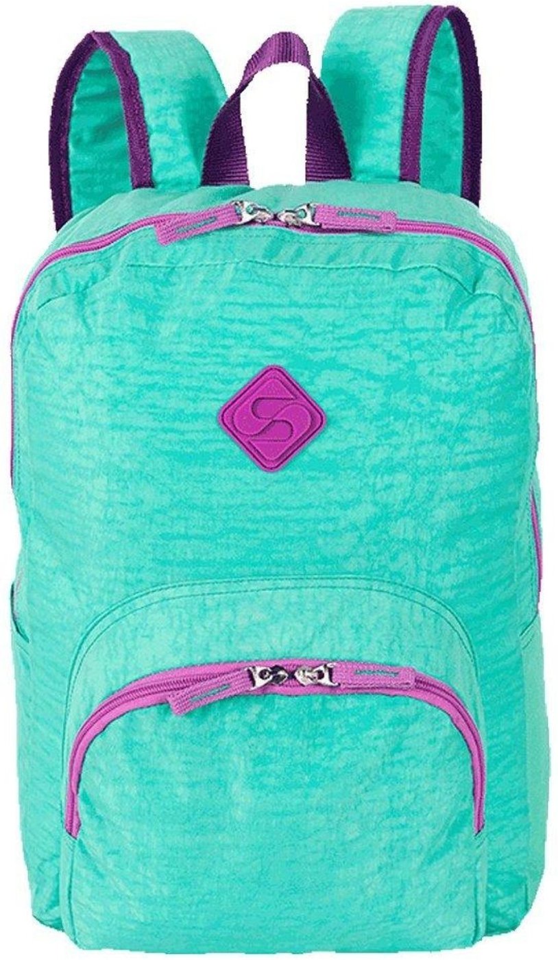 Imagem principal Infantil - Mochila Sestini Happy Crinkle 2 Turquesa e Roxo 14 Litros azul turquesa Sestini azul turquesa