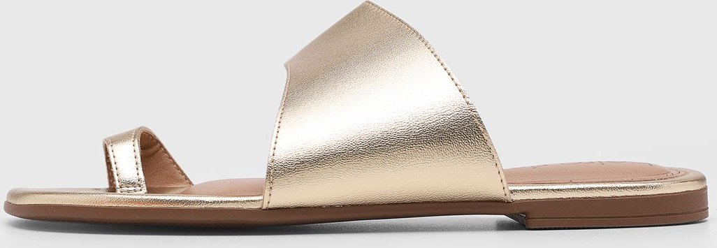 Imagem principal Rasteira Feminina Beira Rio Metalizada Dourada dourado BEIRA RIO dourado