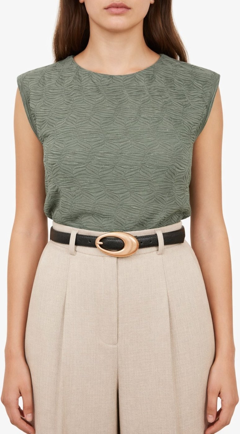 Cinto Fivela Orgânica D Bell Outelet Fashion