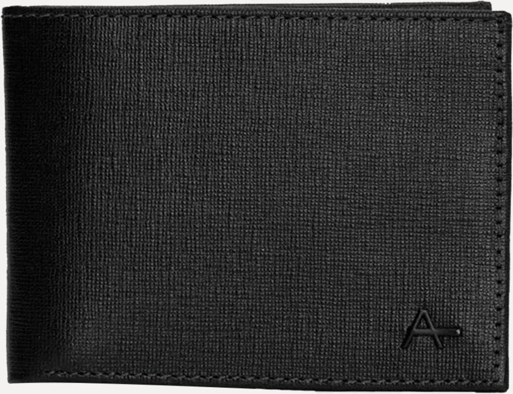 Imagem principal Carteira Aramis Masculina Couro Saffiano Preta preto Aramis preto