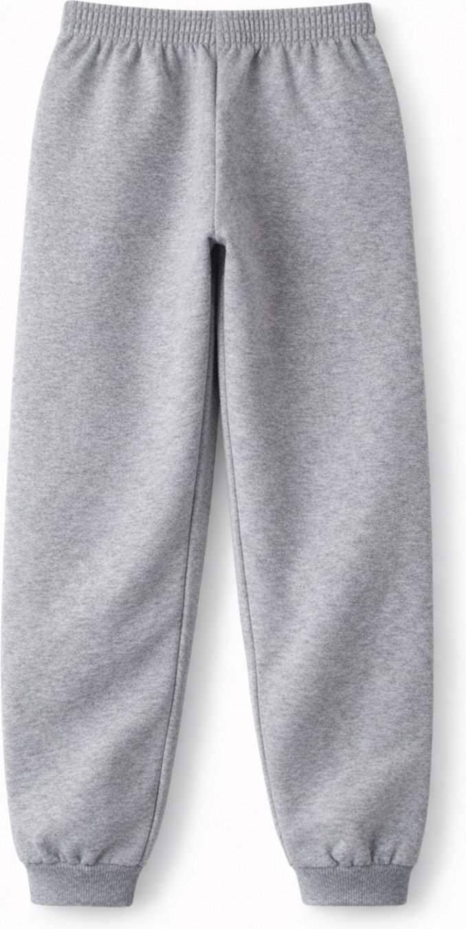 Infantil - Calça Moletom Peluciada Básica - Mescla