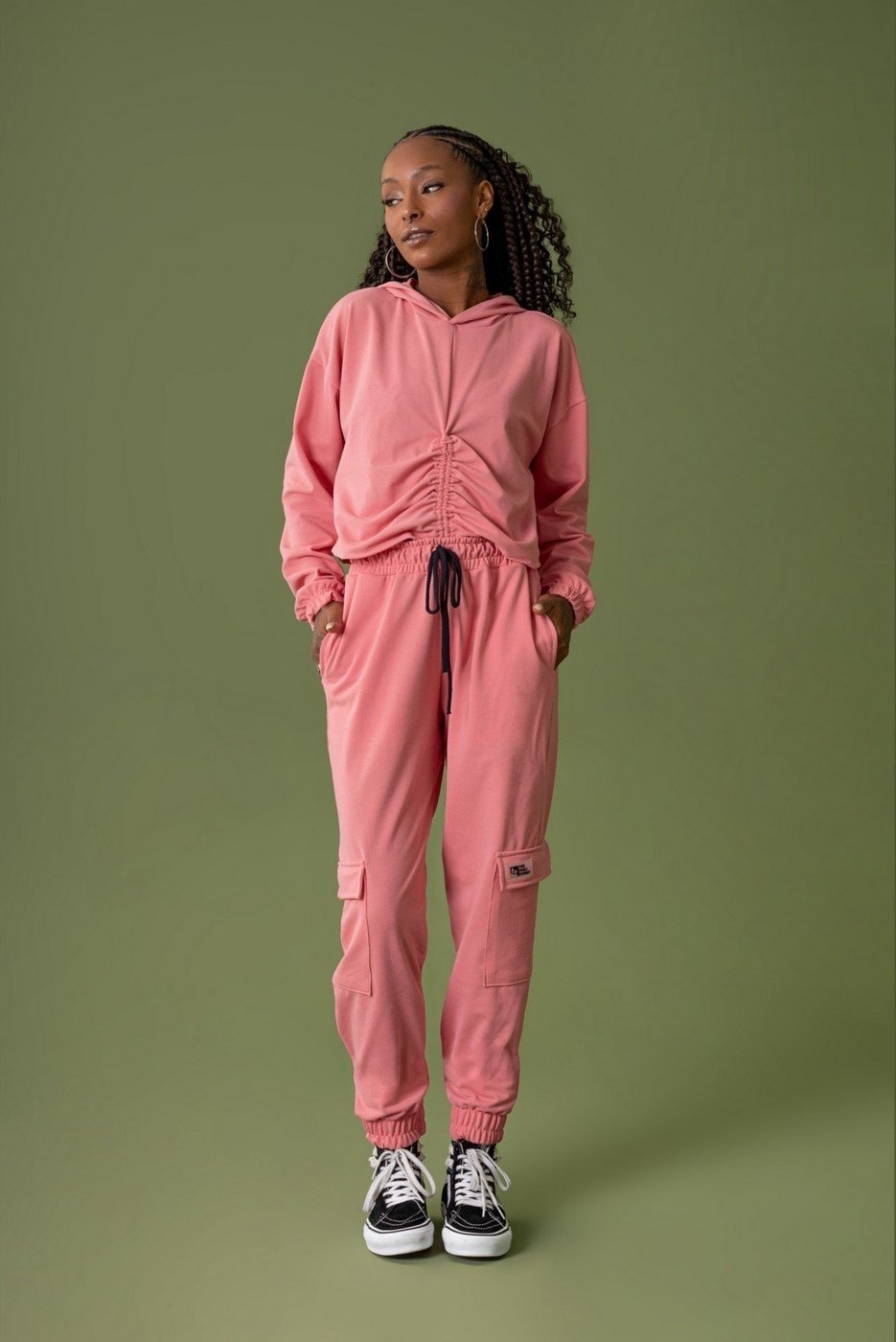 Imagem principal Calça de Moletom Casual Feminina The Philippines rosa The Philippines rosa