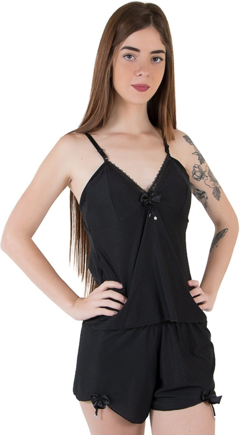 Imagem principal Baby Doll Linha Noite preto Linha Noite preto