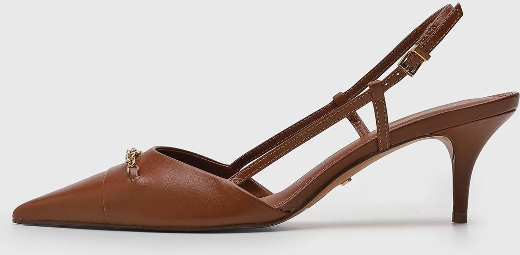 Imagem principal Scarpin Feminino Arezzo Slingback marrom Arezzo marrom