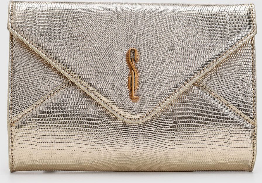 Clutch Transversal Santa Lolla Alça Corrente Dourada