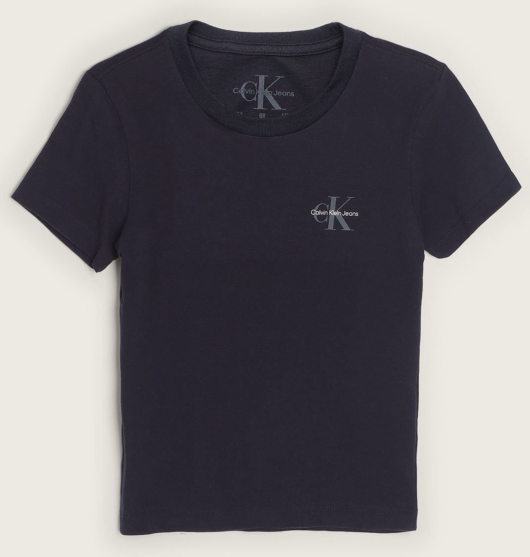 Infantil - Camiseta Calvin Klein Logo Azul-Marinho