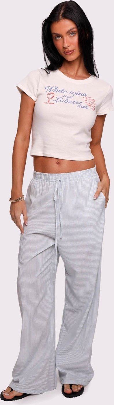 calça listrada celeste Listrado