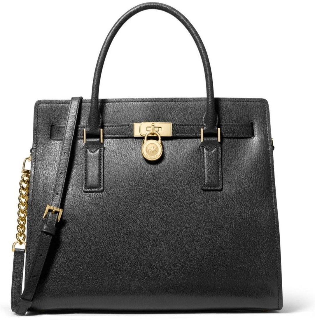 Imagem principal Bolsa Tiracolo Hamilton Moderne Grande Em Couro 30F5GNXS3L001 Michael Kors preto Michael Kors preto