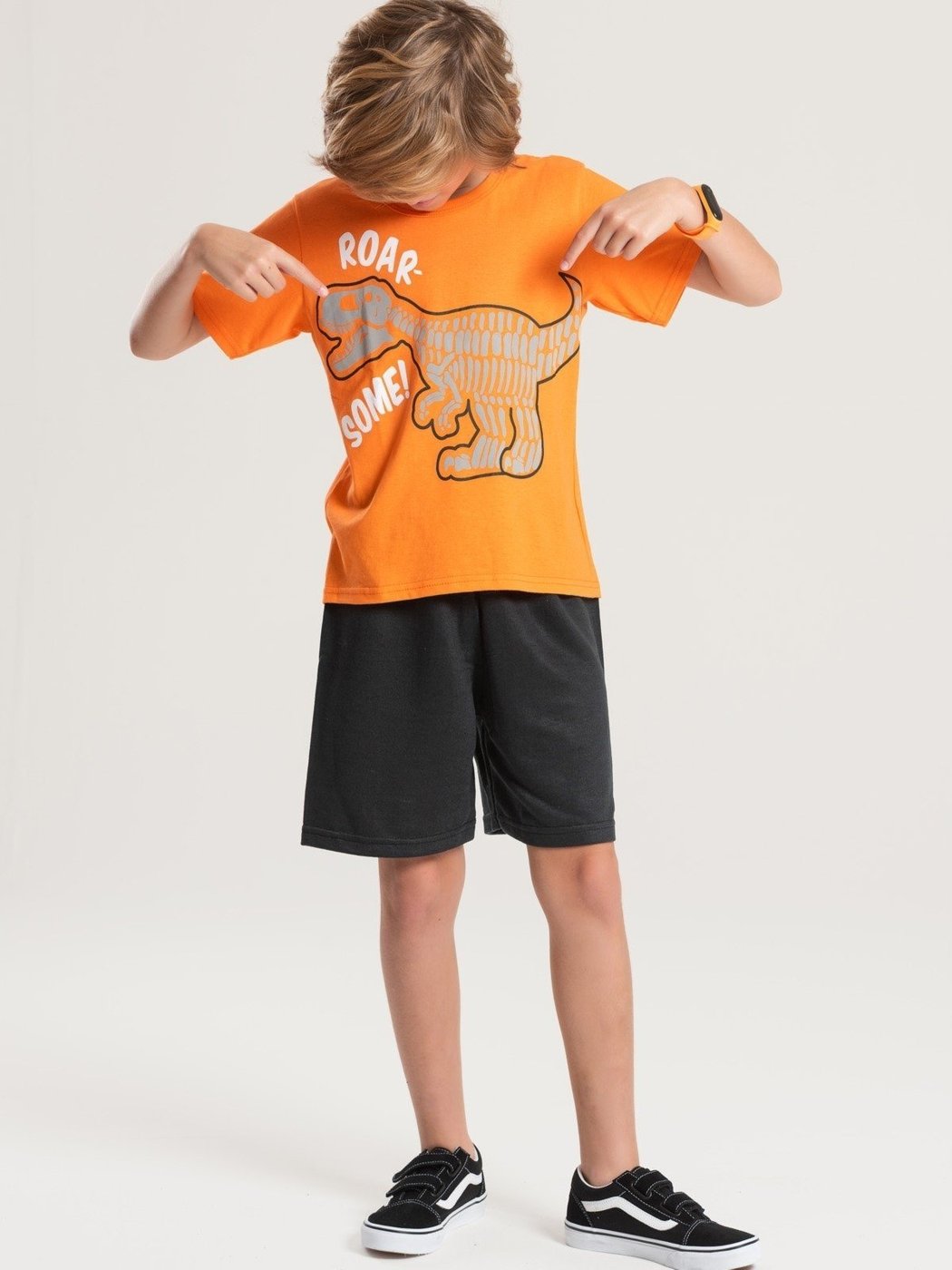 Imagem principal Infantil - Conjunto Platinum Roar Some PLATINUM KIDS laranja PLATINUM KIDS laranja