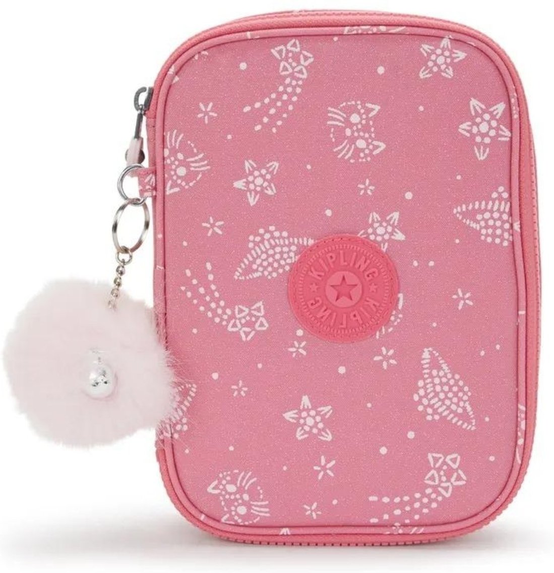 Imagem principal Infantil - Estojo Kipling 100 Pens Glitter Cats rosa Kipling rosa