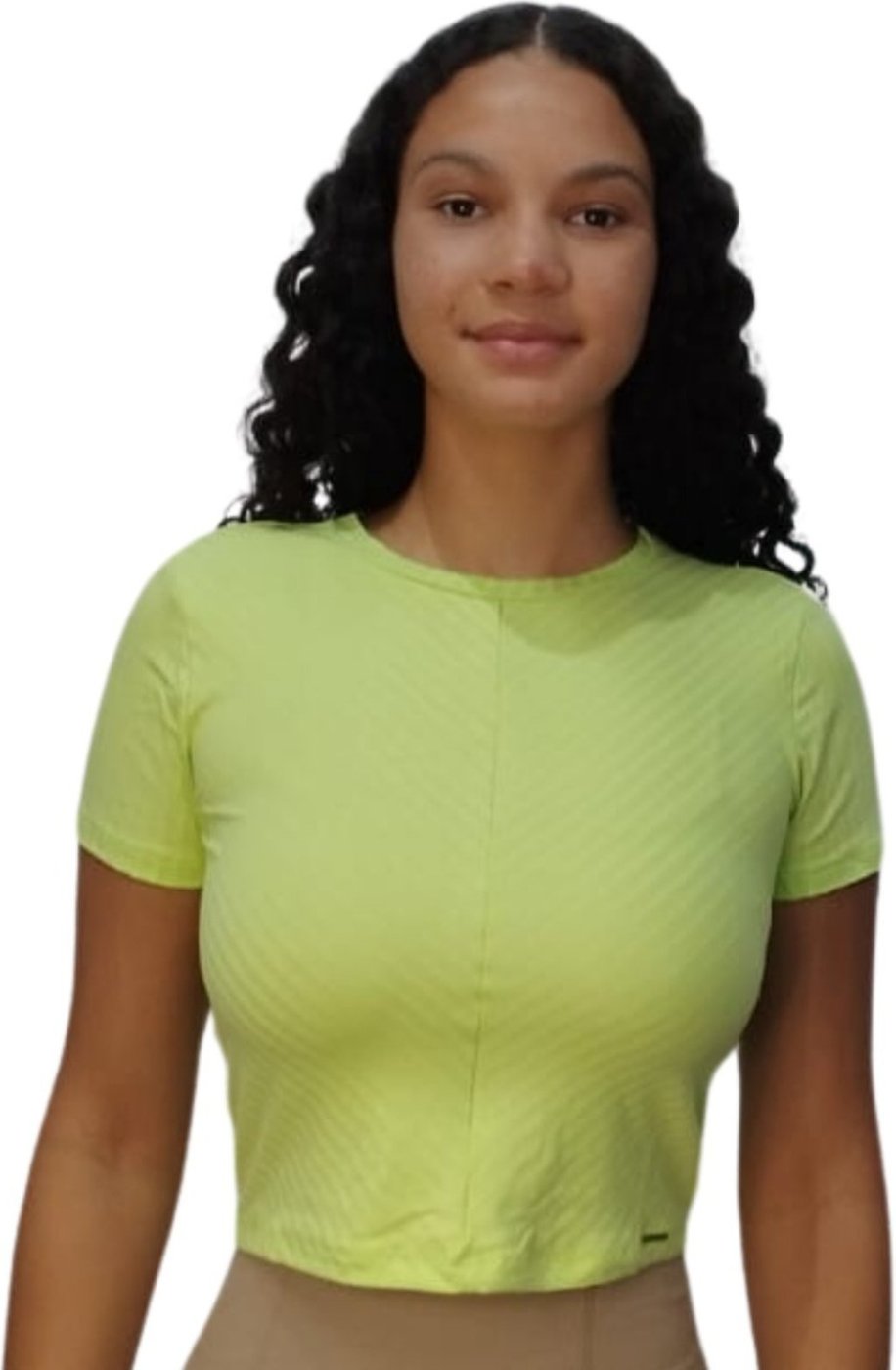 Imagem principal Blusa Cropped Canelada Lunender verde Lunender verde