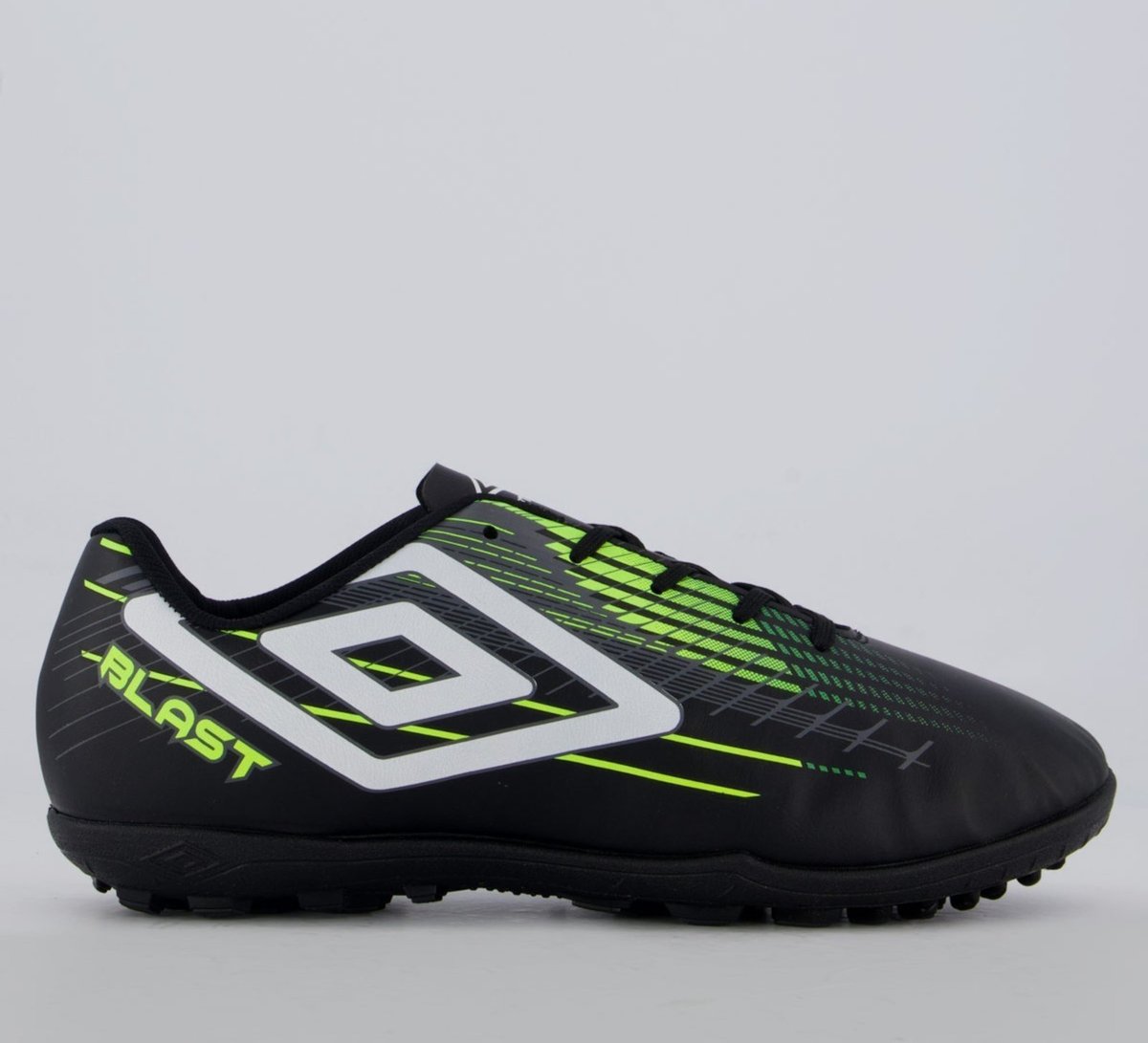 Chuteira Umbro Blast Society Preta e Amarela