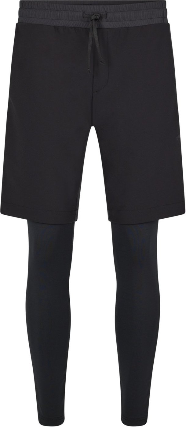 Imagem principal Leggings De Corrida Slim Fit Com Shorts Integrados preto preto