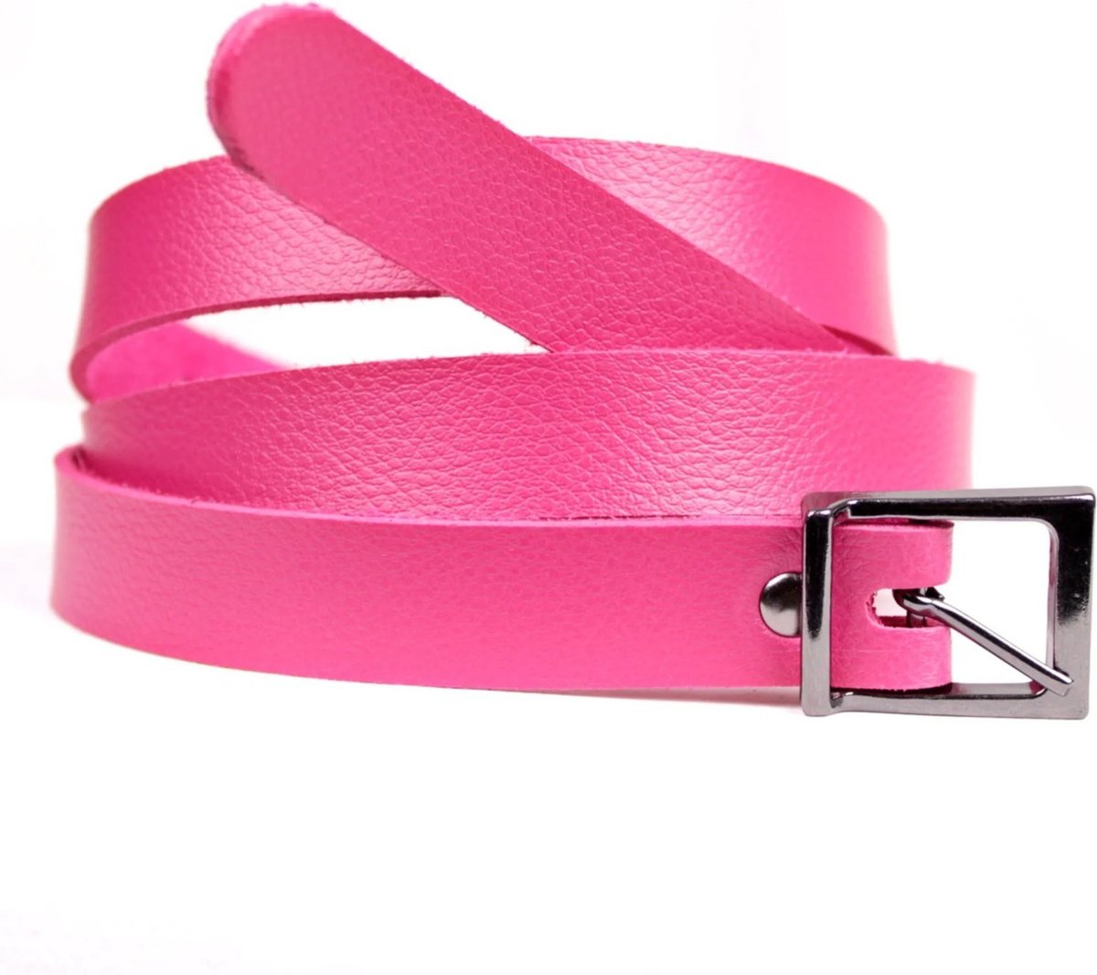 Cinto Slim com Fivela Grafite Artlux Pink FM002