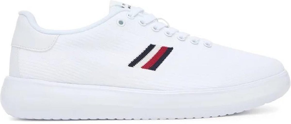 Imagem principal Tênis Tommy Hilfiger Modern Lightcup Knit Masculino White branco white Tommy Hilfiger branco white