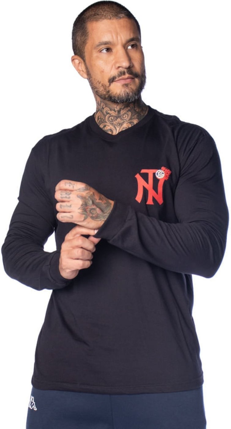 Camiseta Masculina Over Surf Manga Longa Logo Camurça