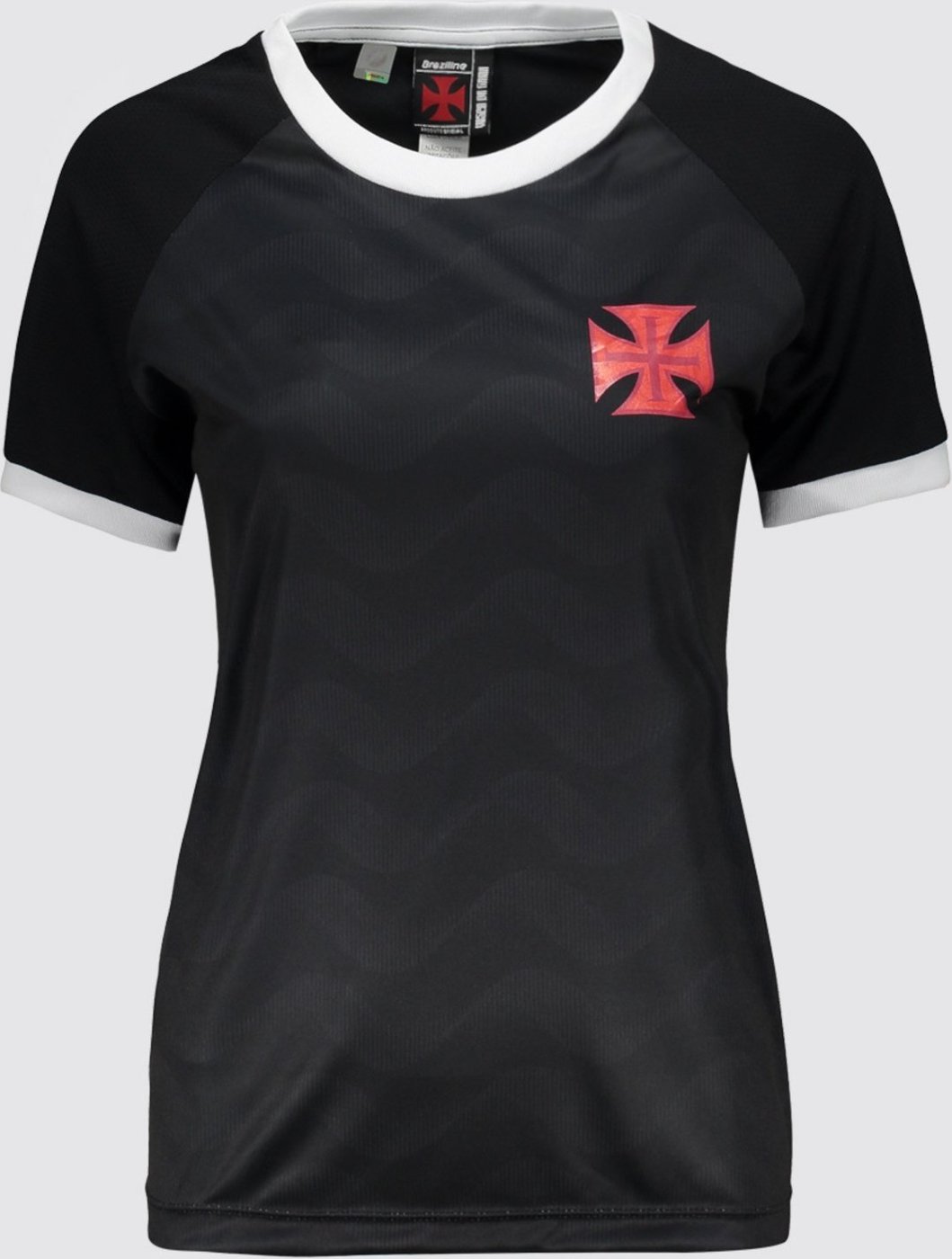 Camisa Vasco Rugido Feminina Preta