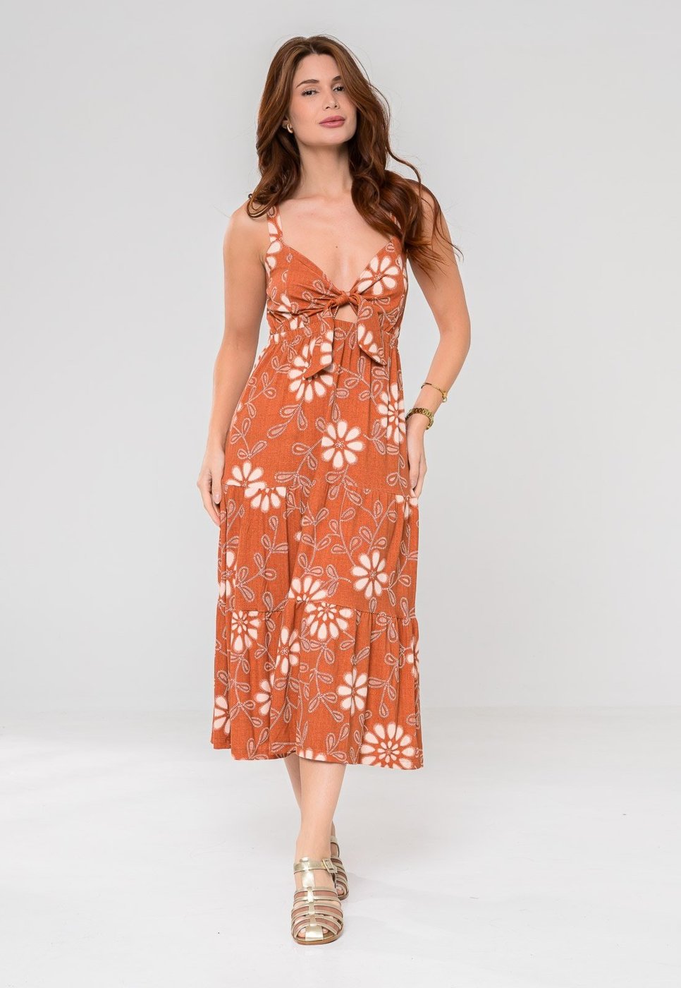 Vestido Aura Ikat Floral