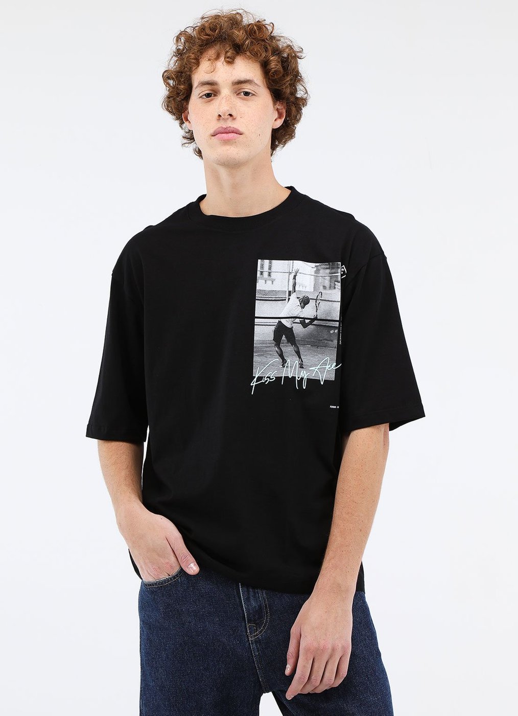 Imagem principal Camiseta Forum Reta Tennis Preta preto Forum preto